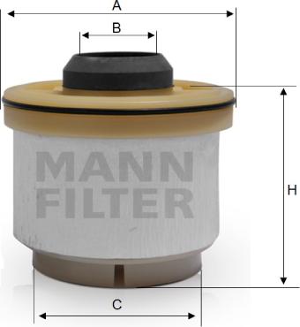 Mann-Filter PU 835 x - Kraftstofffilter alexcarstop-ersatzteile.com