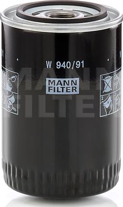 Mann-Filter W 940/9 - Ölfilter alexcarstop-ersatzteile.com