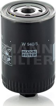 Mann-Filter W 940/5 (10) - Ölfilter alexcarstop-ersatzteile.com