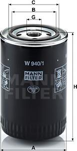 Mann-Filter W 940/1 - Ölfilter alexcarstop-ersatzteile.com