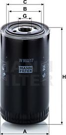 Mann-Filter W 950/17 - Ölfilter alexcarstop-ersatzteile.com