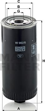 Mann-Filter W 962/6 - Ölfilter alexcarstop-ersatzteile.com