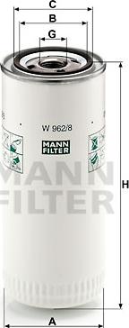 Mann-Filter W 962/8 - Ölfilter alexcarstop-ersatzteile.com