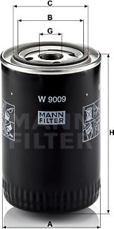 Mann-Filter W 9009 - Ölfilter alexcarstop-ersatzteile.com