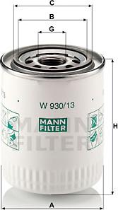 Mann-Filter W 930/13 - Ölfilter alexcarstop-ersatzteile.com