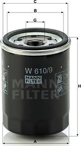 Mann-Filter W 610/9 - Ölfilter alexcarstop-ersatzteile.com