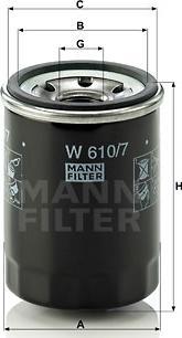 Mann-Filter W 610/7 - Ölfilter alexcarstop-ersatzteile.com