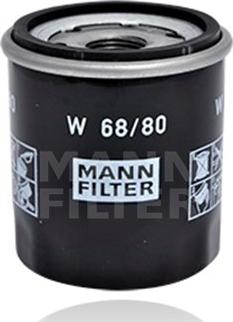 Mann-Filter W 68/80 - Ölfilter alexcarstop-ersatzteile.com