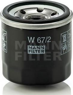 Mann-Filter W 67/81 - Ölfilter alexcarstop-ersatzteile.com