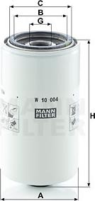 Mann-Filter W 10 004 - Ölfilter alexcarstop-ersatzteile.com