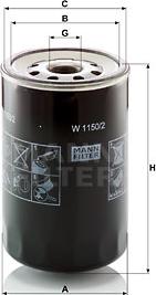 Mann-Filter W 1150/2 - Ölfilter alexcarstop-ersatzteile.com