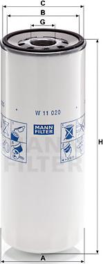 Mann-Filter W 11 020 - Ölfilter alexcarstop-ersatzteile.com