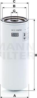 Mann-Filter W 11 102/50 - Ölfilter alexcarstop-ersatzteile.com