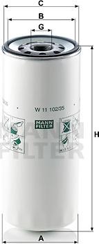 Mann-Filter W 11 102/35 - Ölfilter alexcarstop-ersatzteile.com