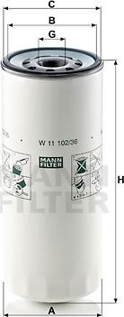 Mann-Filter W 11 102/36 - Ölfilter alexcarstop-ersatzteile.com