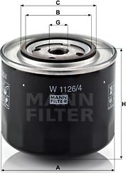 Mann-Filter W 1126 - Ölfilter alexcarstop-ersatzteile.com