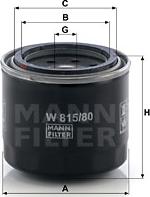 Mann-Filter W 815/80 - Ölfilter alexcarstop-ersatzteile.com