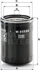 Mann-Filter W 815/82 - Ölfilter alexcarstop-ersatzteile.com