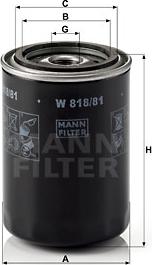 Mann-Filter W 818/81 - Ölfilter alexcarstop-ersatzteile.com