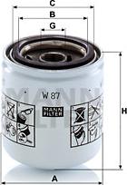 Mann-Filter W 87 - Ölfilter alexcarstop-ersatzteile.com