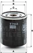 Mann-Filter W 7043 - Ölfilter alexcarstop-ersatzteile.com