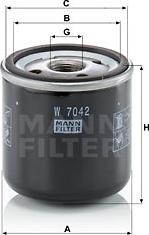 Mann-Filter W 7042 - Ölfilter alexcarstop-ersatzteile.com