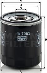 Mann-Filter W 7053 - Ölfilter alexcarstop-ersatzteile.com