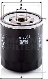 Mann-Filter W 7061 - Ölfilter alexcarstop-ersatzteile.com