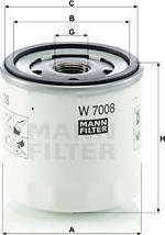 Mann-Filter W 7008 - Ölfilter alexcarstop-ersatzteile.com