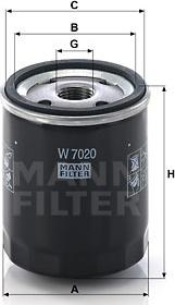 Mann-Filter W 7020 - Ölfilter alexcarstop-ersatzteile.com