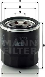 Mann-Filter W 7023 - Ölfilter alexcarstop-ersatzteile.com