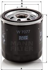 Mann-Filter W 7077 - Ölfilter alexcarstop-ersatzteile.com