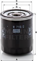 Mann-Filter W 716/2 - Ölfilter alexcarstop-ersatzteile.com