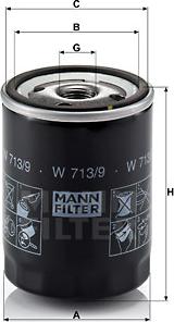 Mann-Filter W 713/9 - Ölfilter alexcarstop-ersatzteile.com