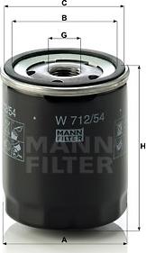 Mann-Filter W 712/54 - Ölfilter alexcarstop-ersatzteile.com