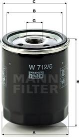 Mann-Filter W 712/6 - Ölfilter alexcarstop-ersatzteile.com