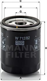 Mann-Filter W 712/82 - Ölfilter alexcarstop-ersatzteile.com