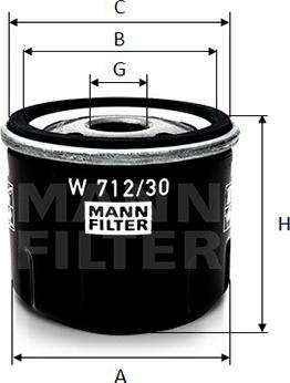 Mann-Filter W 712/30 - Ölfilter alexcarstop-ersatzteile.com