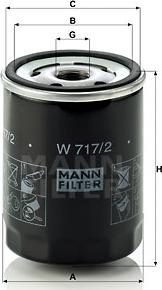 Mann-Filter W 717/2 - Ölfilter alexcarstop-ersatzteile.com