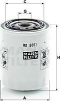 Mann-Filter WD 8001 - Filter, Arbeitshydraulik alexcarstop-ersatzteile.com