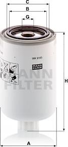 Mann-Filter WK 9165 x - Kraftstofffilter alexcarstop-ersatzteile.com