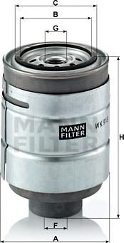 Mann-Filter WK 918 x - Kraftstofffilter alexcarstop-ersatzteile.com