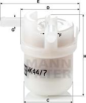 Mann-Filter WK 44/7 - Kraftstofffilter alexcarstop-ersatzteile.com