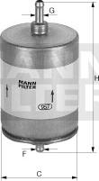 Mann-Filter WK 45/1 - Kraftstofffilter alexcarstop-ersatzteile.com