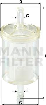 Mann-Filter WK 43/13 (10) - Kraftstofffilter alexcarstop-ersatzteile.com