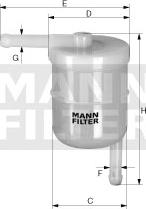 Mann-Filter WK 42/11 - Kraftstofffilter alexcarstop-ersatzteile.com