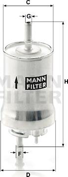 Mann-Filter WK 59 x - Kraftstofffilter alexcarstop-ersatzteile.com