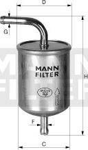 Mann-Filter WK 710/1 - Kraftstofffilter alexcarstop-ersatzteile.com