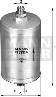 Mann-Filter WK 830/11 - Kraftstofffilter alexcarstop-ersatzteile.com