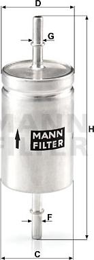 Mann-Filter WK 512 - Kraftstofffilter alexcarstop-ersatzteile.com